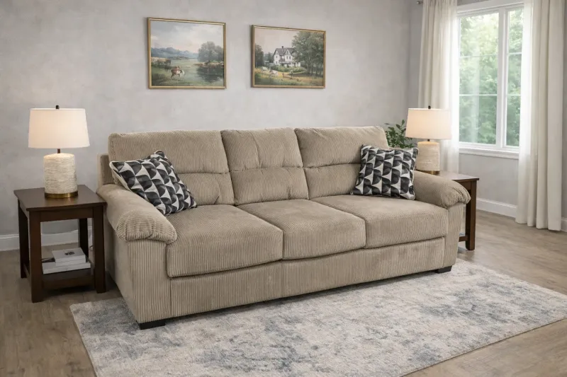 Soft Beige Sofa Final Sale